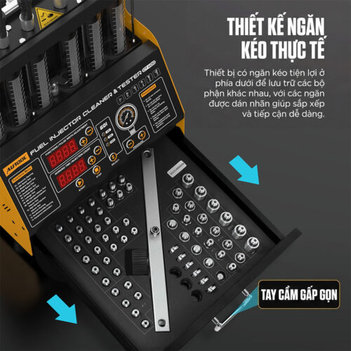 Máy kiểm tra và súc rửa kim phun AUTOOL CT400 GDI