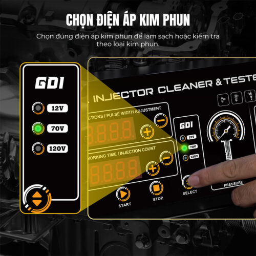 Máy kiểm tra và súc rửa kim phun AUTOOL CT400 GDI