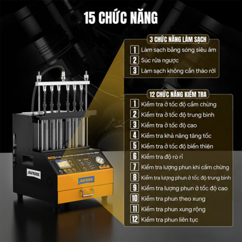 may kiem tra va suc rua kim phun autool ct500 13