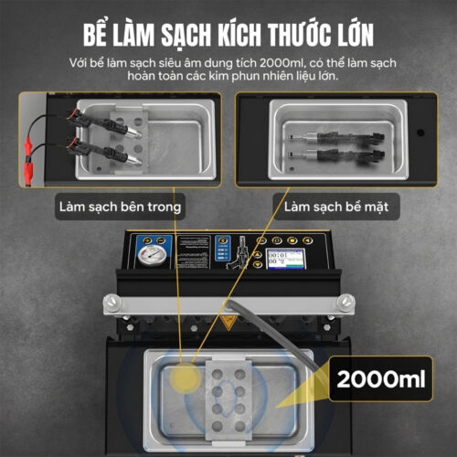 Máy kiểm tra và súc rửa kim phun AUTOOL CT500 GDI