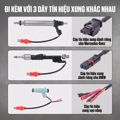 Máy kiểm tra và súc rửa kim phun AUTOOL CT500 GDI
