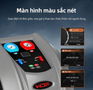 Máy nạp ga điều hòa ô tô bán tự động WONDERFU X520
