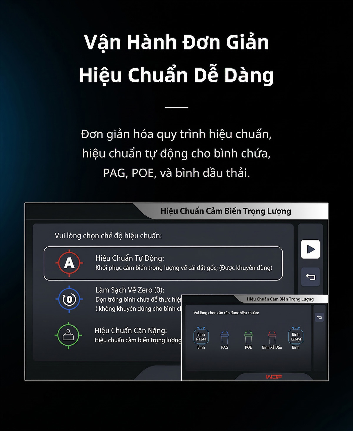 Máy nạp ga điều hòa ô tô tự động WONDERFU X549