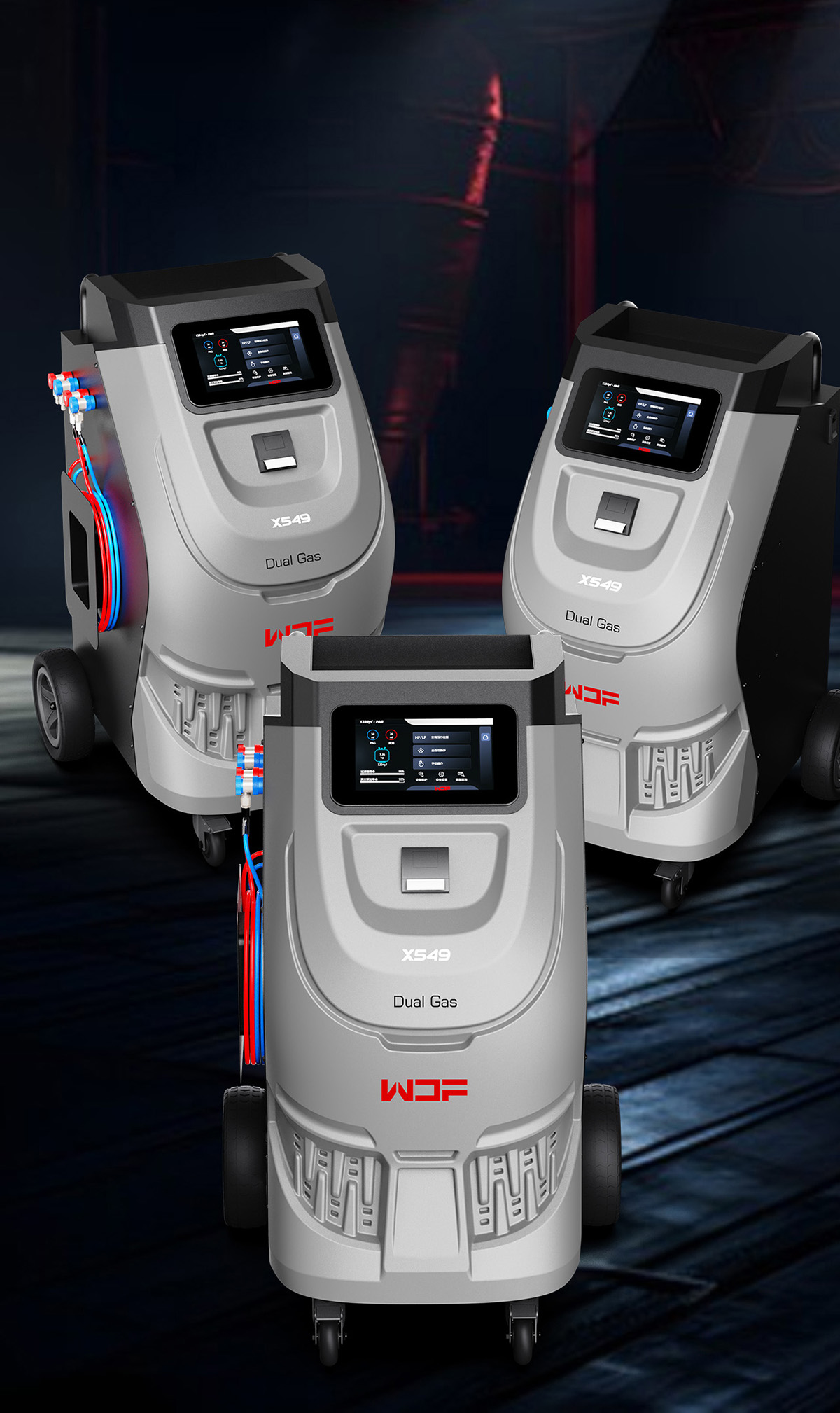 Máy nạp ga điều hòa ô tô tự động WONDERFU X549