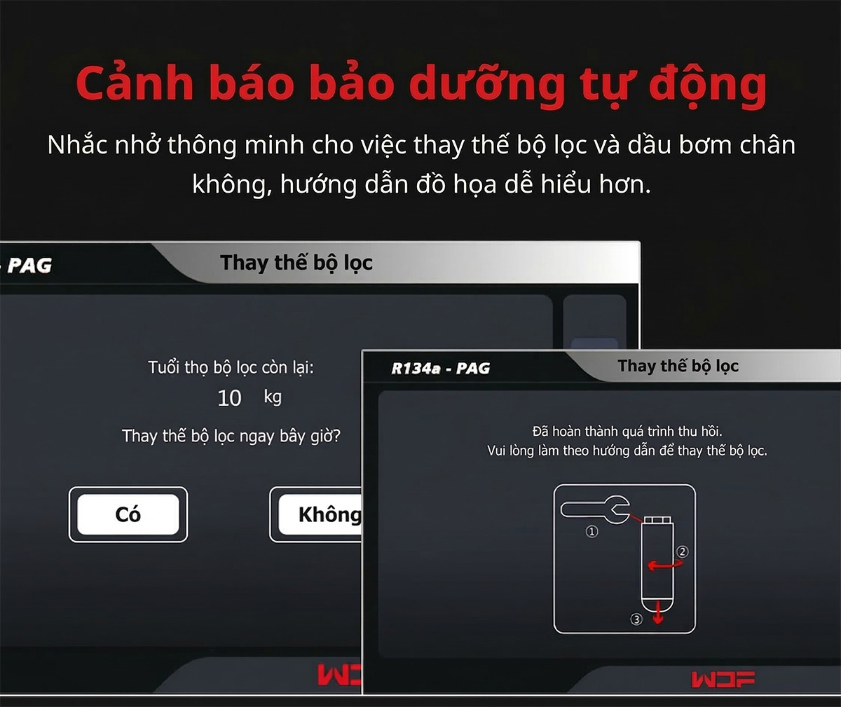 Máy nạp ga điều hòa ô tô tự động WONDERFU X568