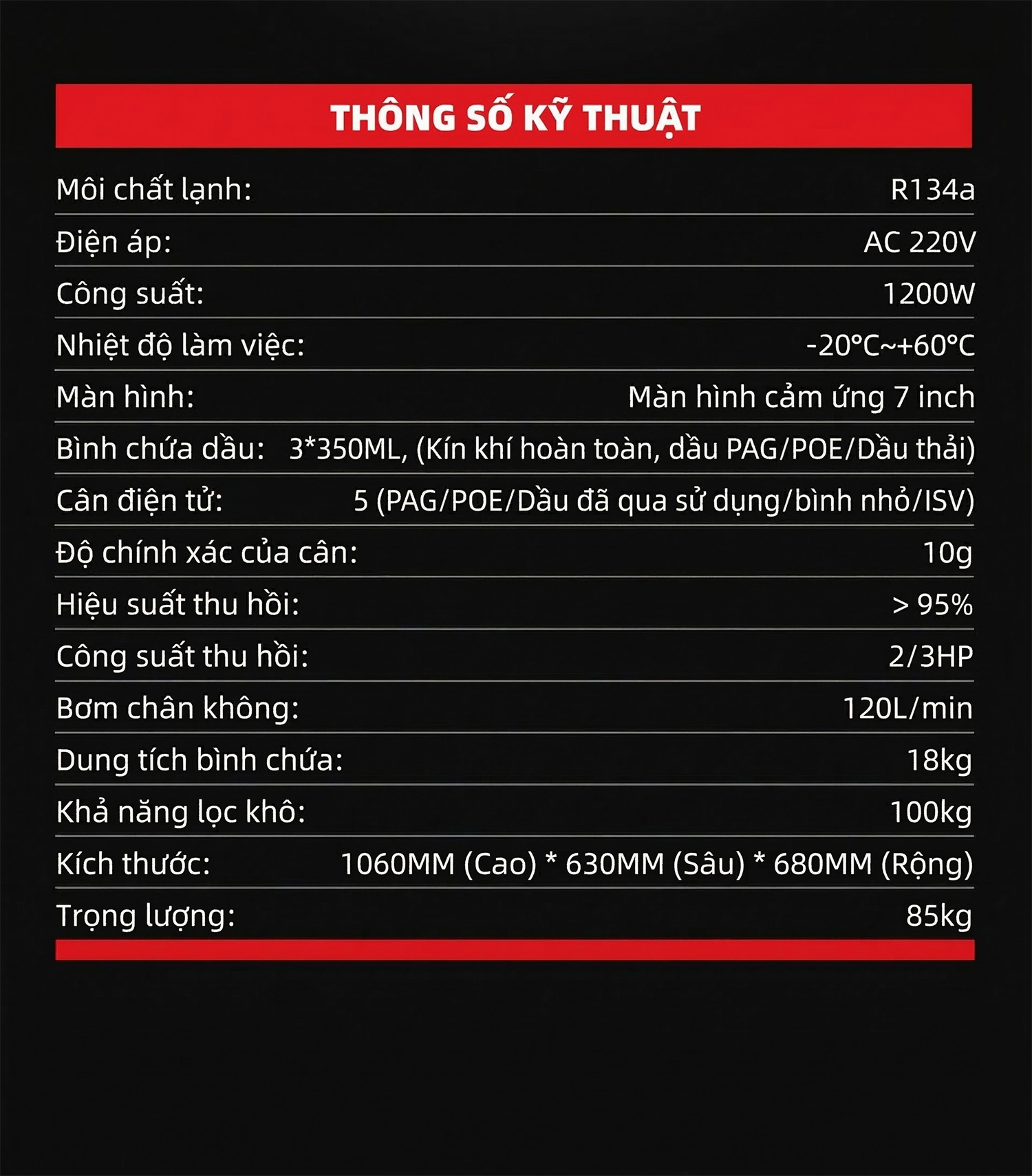 Máy nạp ga điều hòa ô tô tự động WONDERFU X570