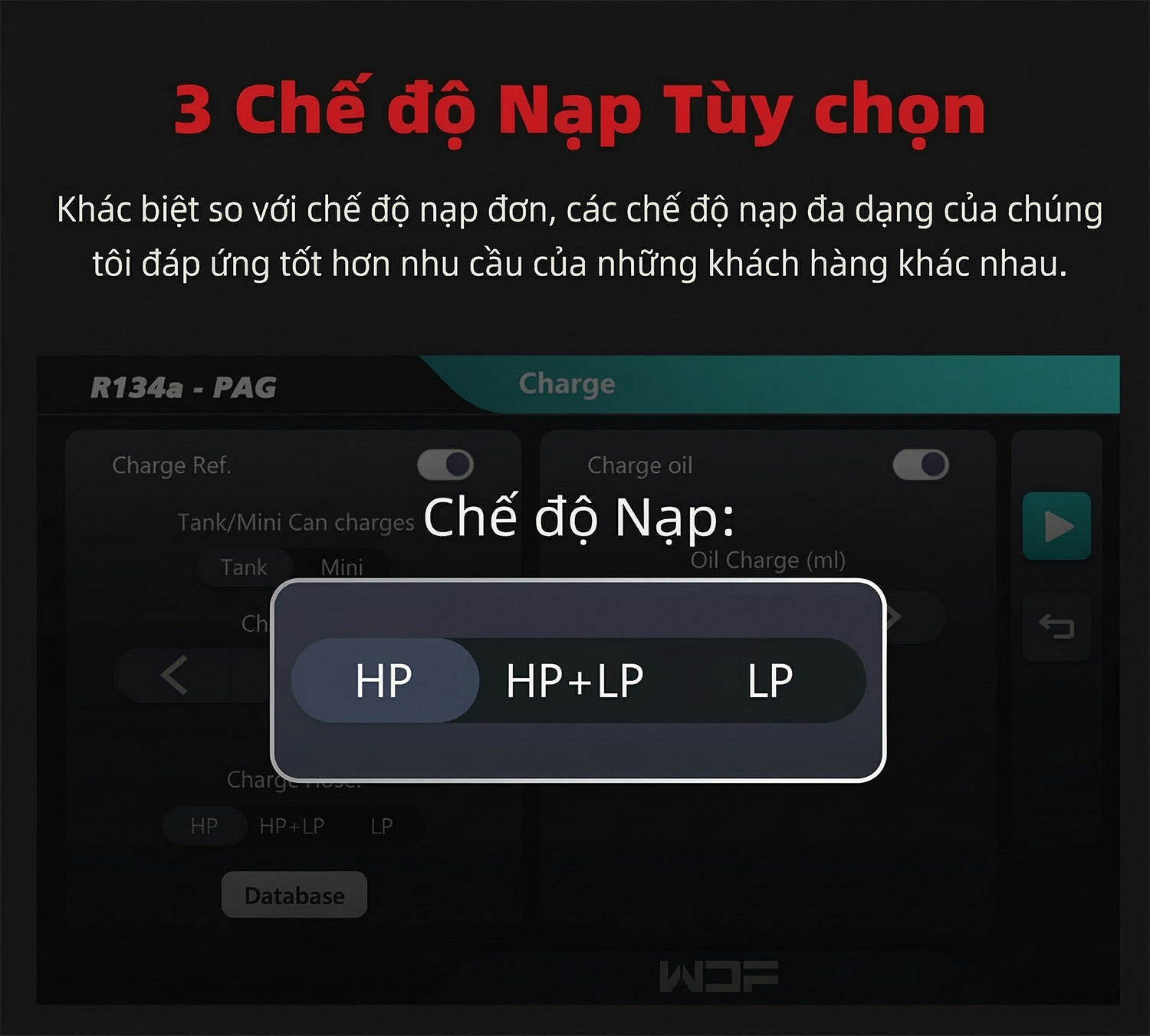 Máy nạp ga điều hòa ô tô tự động WONDERFU X570