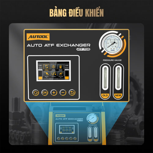 Máy thay dầu hộp số tự động AUTOOL ATF705