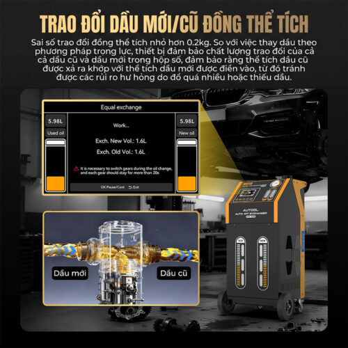 Máy thay dầu hộp số tự động AUTOOL ATF705