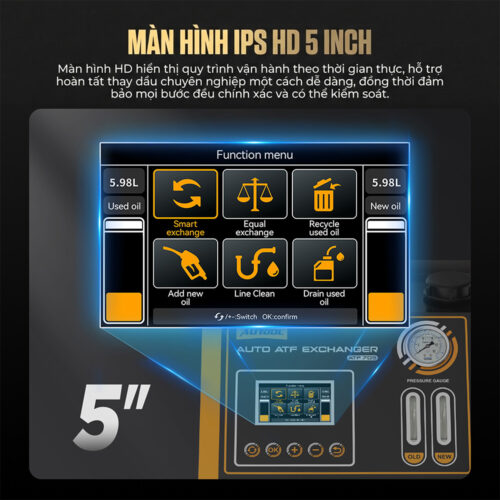 Máy thay dầu hộp số tự động AUTOOL ATF705