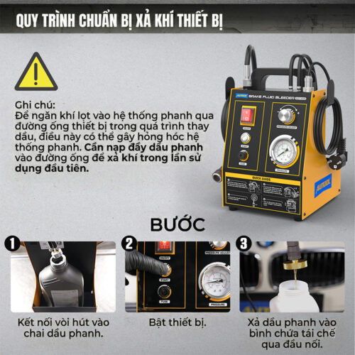Máy thay dầu phanh ô tô AUTOOL AST605 14 Máy thay dầu phanh AUTOOL AST605