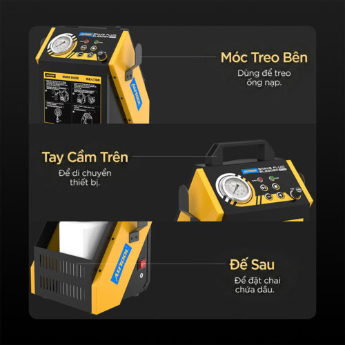 Máy thay dầu phanh AUTOOL AST612