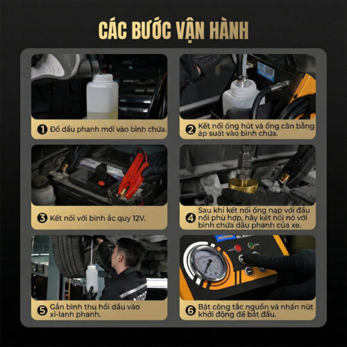 Máy thay dầu phanh AUTOOL AST612