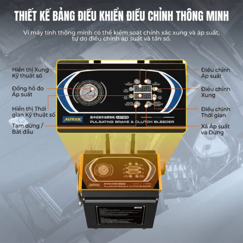 Máy thay dầu phanh ô tô AUTOOL AST618