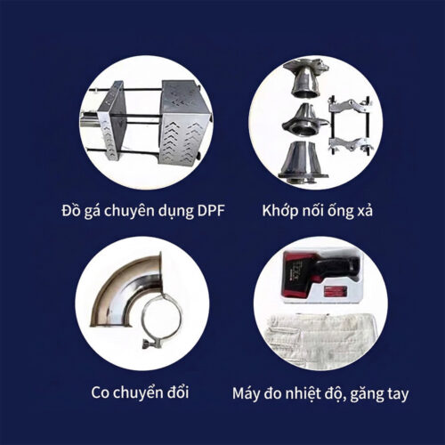 Máy vệ sinh bầu lọc khí thải UNIVIET U-89H