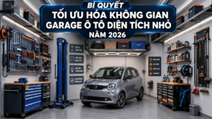 Bí quyết tối ưu hóa không gian garage ô tô diện tích nhỏ năm 2026