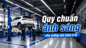 Quy chuẩn ánh sáng cho xưởng sửa chữa ô tô