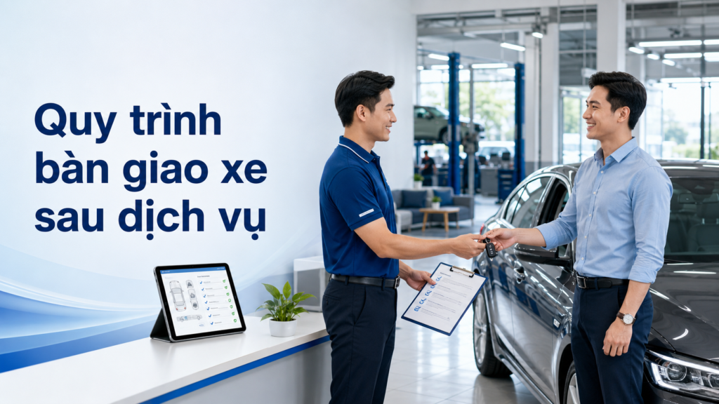 Quy trình bàn giao xe sau dịch vụ