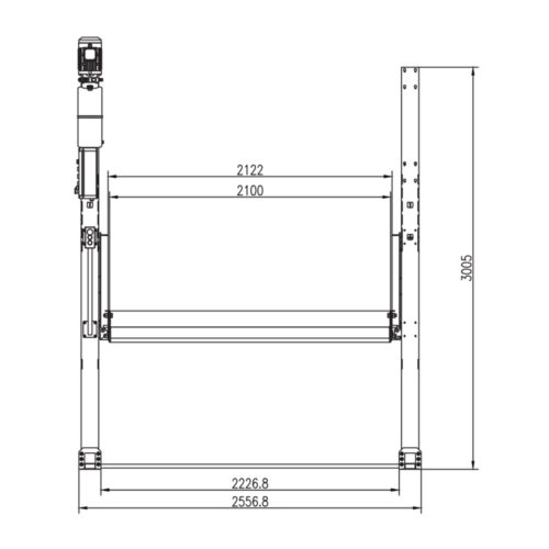 Cầu nâng 2 trụ đỗ xe UNIVIET QY281