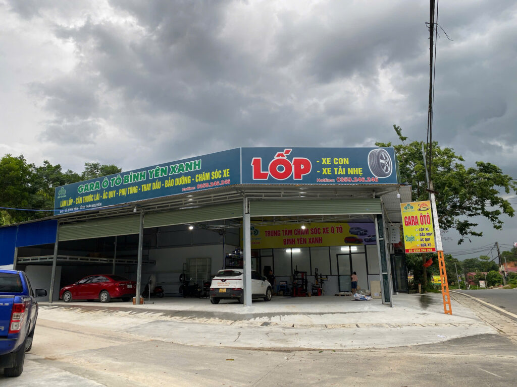 Tiệm vá vỏ xe