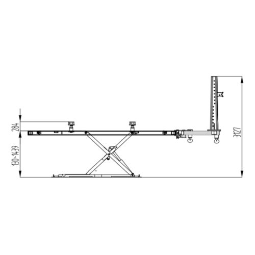 Thiết bị kéo nắn sắt xi khung xe ô tô UNILINER UL-500