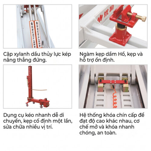 Thiết bị kéo nắn sắt xi khung xe ô tô UNILINER UL-500