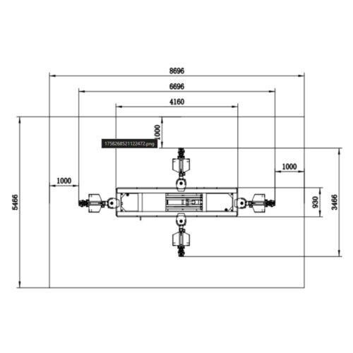 Thiết bị kéo nắn sắt xi khung xe ô tô UNILINER UL-600 8 Thiết bị kéo nắn sắt xi khung xe ô tô UNILINER UL-600