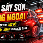 Đèn sấy sơn hồng ngoại Giải pháp cho tốc độ và chất lượng trong các Gara