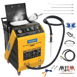 Máy bắn đá khô CO2 vệ sinh khoang máy ô tô