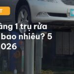 Cầu nâng 1 trụ rửa xe giá bao nhiêu