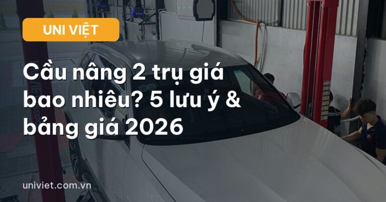 Cầu nâng 2 trụ giá bao nhiêu
