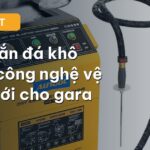 Máy bắn đá khô CO2 vệ sinh khoang máy ô tô