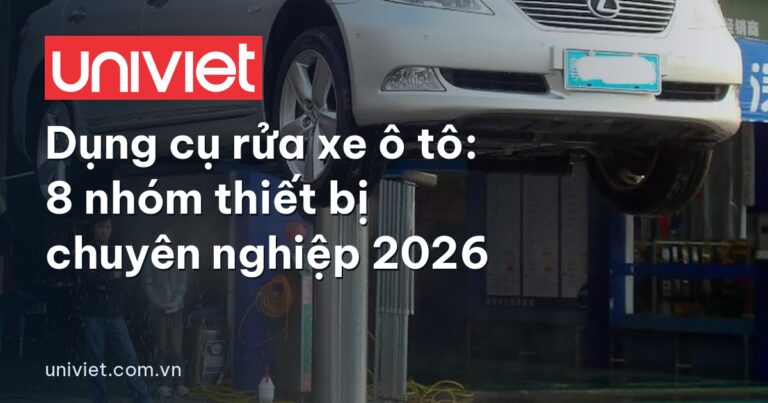 Dụng cụ rửa xe ô tô chuyên nghiệp