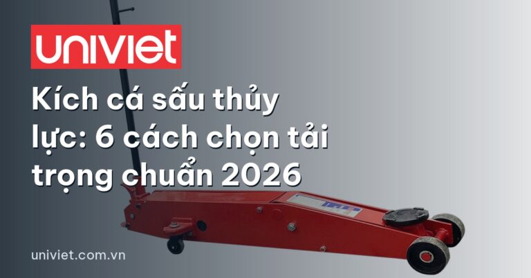 Kích cá sấu thủy lực: 6 cách chọn tải trọng chuẩn 2026