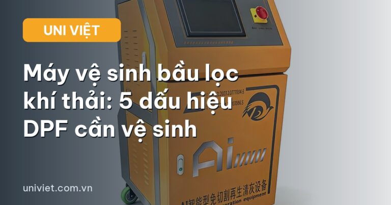 Máy vệ sinh bầu lọc khí thải Uni Việt U-900