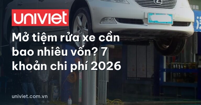 Mở tiệm rửa xe cần bao nhiêu vốn - thumbnail