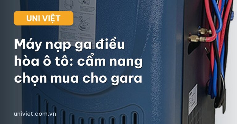 Máy nạp ga điều hòa ô tô cho gara